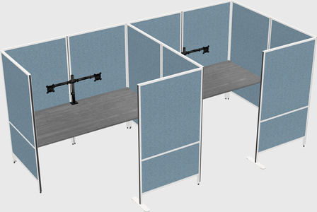 Flexible panel system with privacy