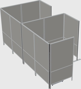 Flexible panel system with privacy