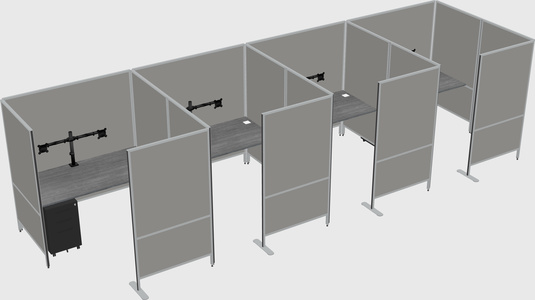 Système de panneaux flexibles avec confidentialité