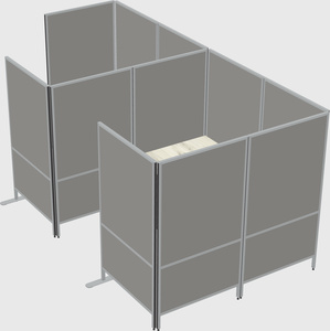 Système de panneaux flexibles avec confidentialité