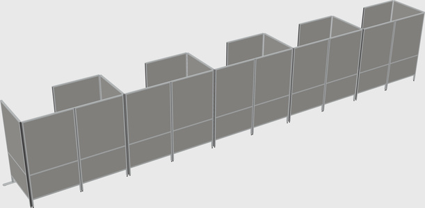 Small private panel system