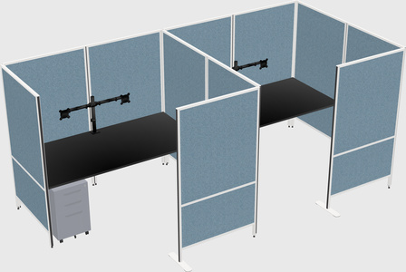 Système de panneaux flexibles avec confidentialité