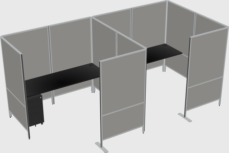 Flexible panel system with privacy