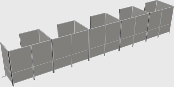 Small private panel system