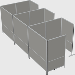 Flexible panel system with privacy