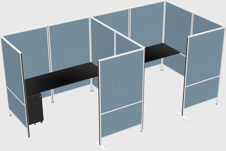 Flexible panel system with privacy