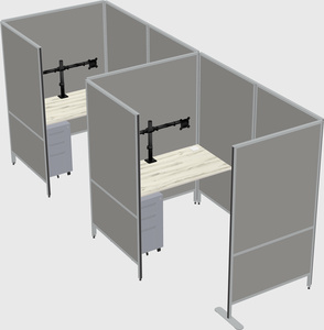 Small private panel system