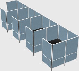 Flexible panel system with privacy