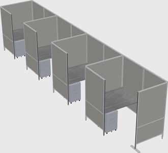 Small private panel system