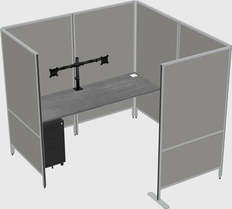 Système de panneaux flexibles avec confidentialité