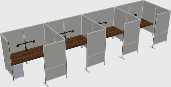 具有隐私的灵活面板系统