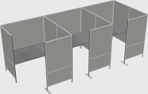 Flexible panel system with privacy