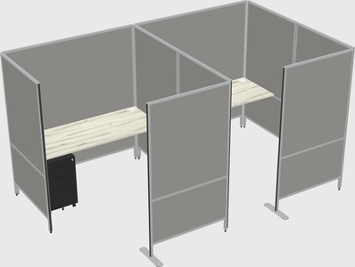 Flexible panel system with privacy