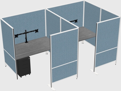 Flexible panel system with privacy