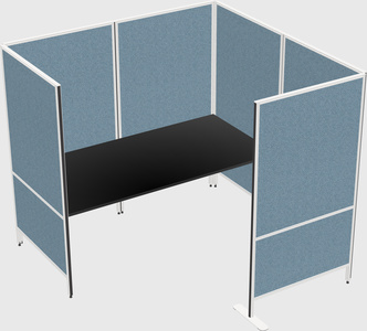 Flexible panel system with privacy