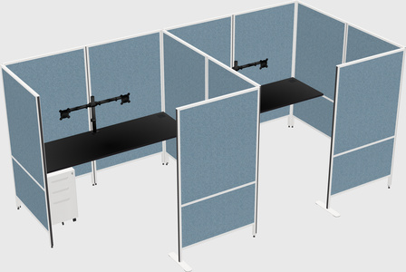 Flexible panel system with privacy