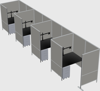 Small private panel system