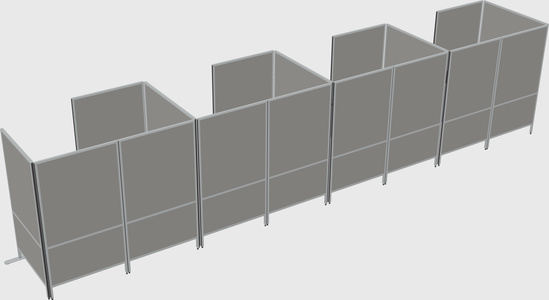 Small private panel system