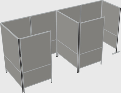 Small private panel system