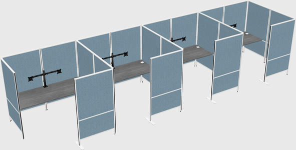 Flexible panel system with privacy