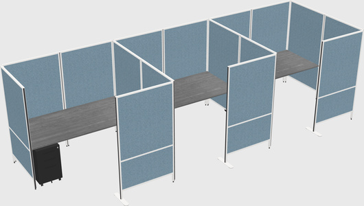 Flexible panel system with privacy