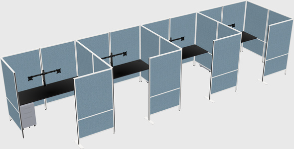 Flexible panel system with privacy