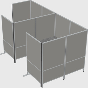 Système de panneaux flexibles avec confidentialité