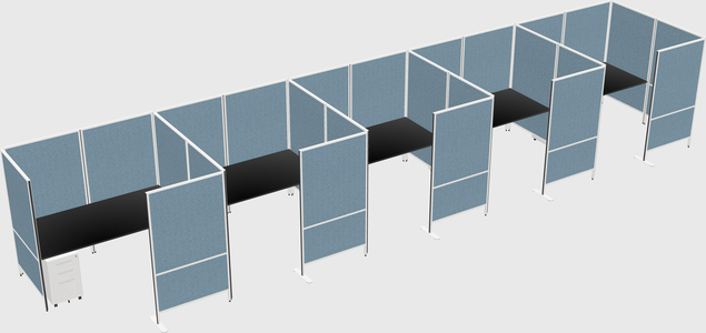 Flexible panel system with privacy