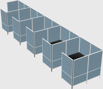 Flexible panel system with privacy