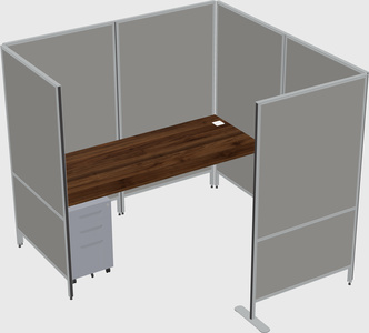 Flexible panel system with privacy