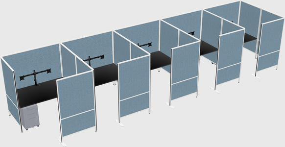 Système de panneaux flexibles avec confidentialité