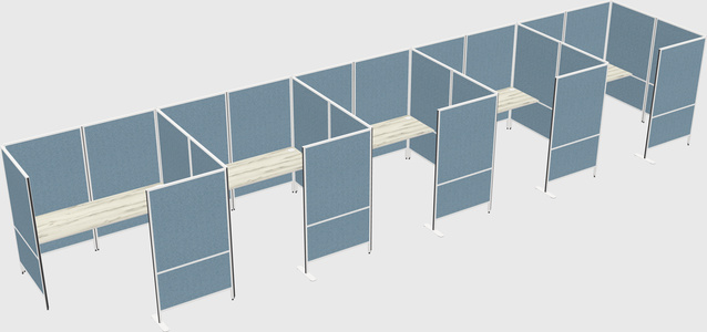Flexible panel system with privacy