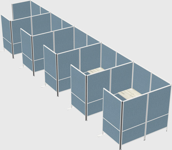 Flexible panel system with privacy