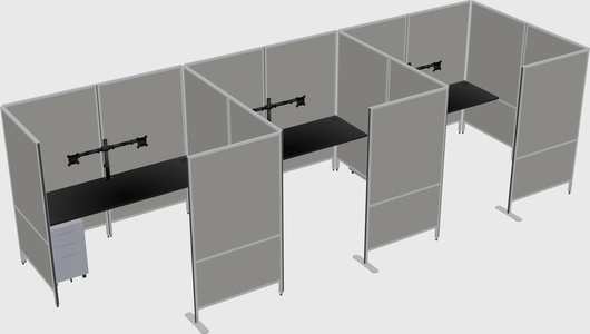 Système de panneaux flexibles avec confidentialité