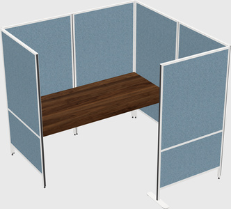 Flexible panel system with privacy