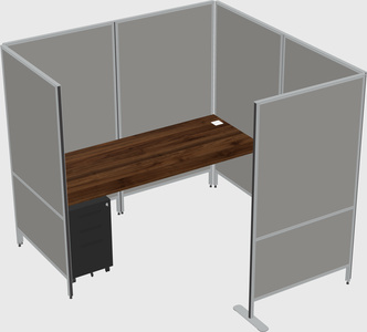 Flexible panel system with privacy