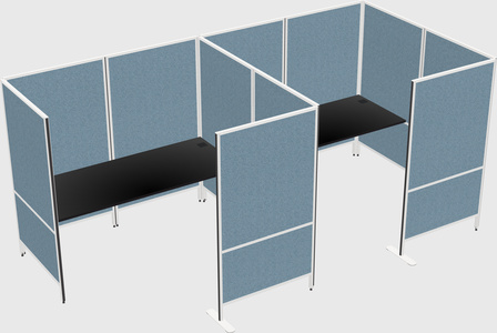 Flexible panel system with privacy