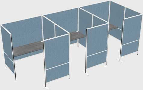 Flexible panel system with privacy