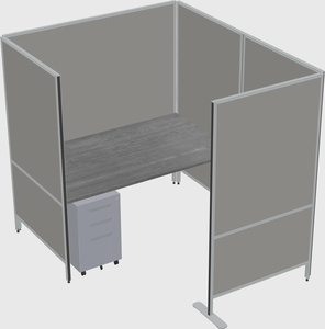 Flexible panel system with privacy