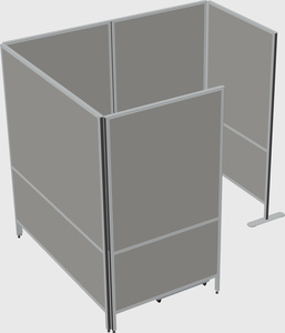 Flexible panel system with privacy