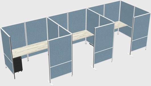 Système de panneaux flexibles avec confidentialité