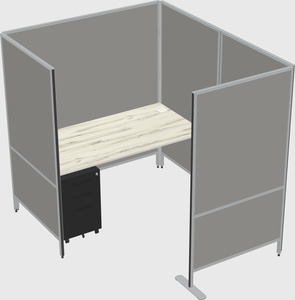 Flexible panel system with privacy