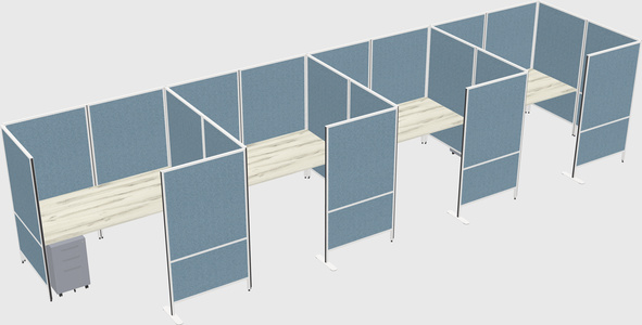 Système de panneaux flexibles avec confidentialité