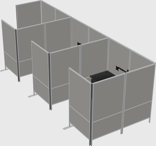 具有隐私的灵活面板系统