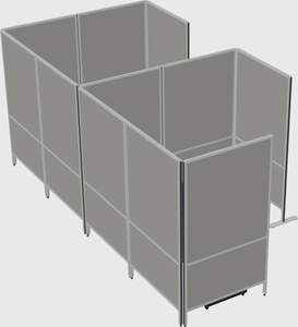 Flexible panel system with privacy