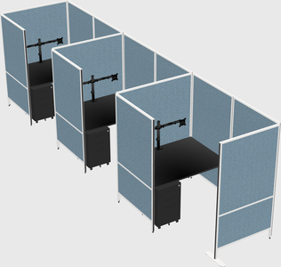 Small private panel system