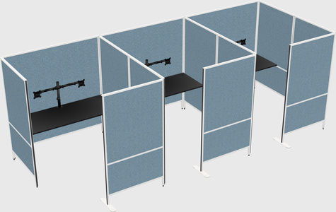 Flexible panel system with privacy