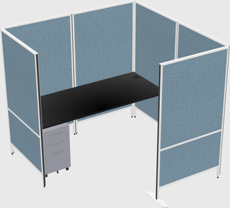 Flexible panel system with privacy