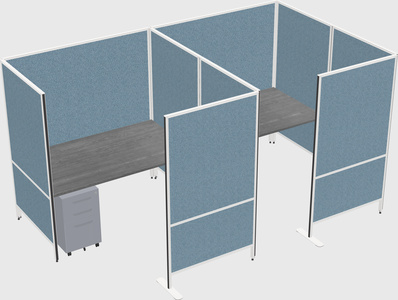 Flexible panel system with privacy