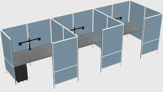Flexible panel system with privacy